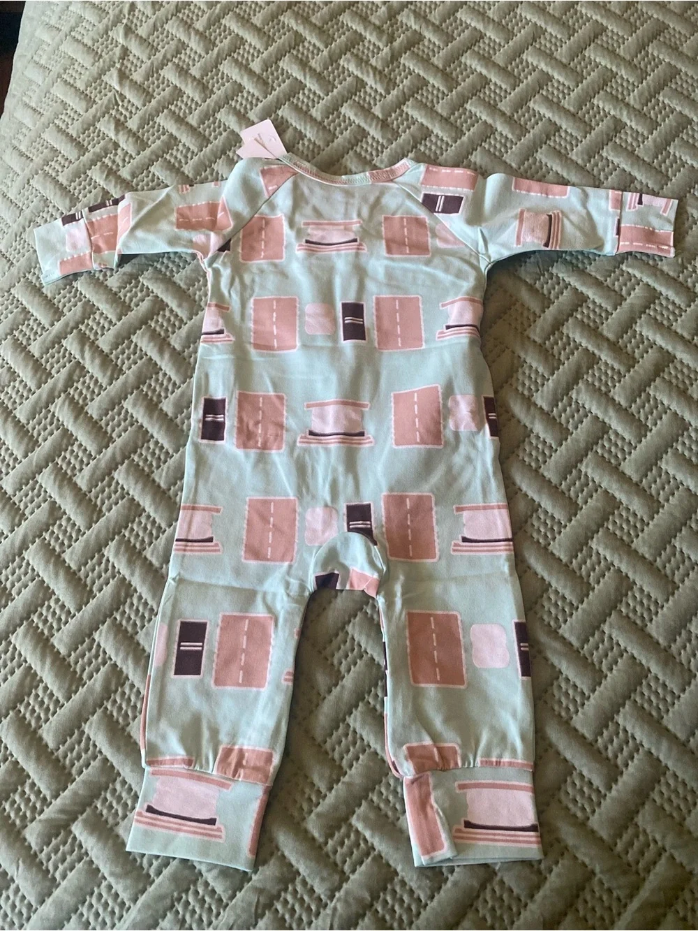 Monica + Andy one-piece footed pajamas